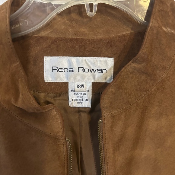 Rena Rowan Tan Suede Jacket - Picture 3 of 6